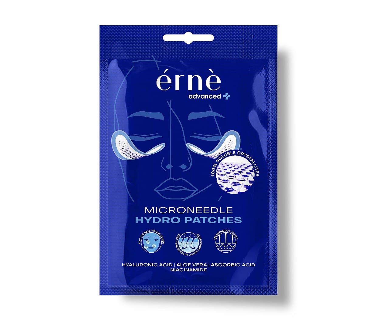Microneedle hydro patches for acne and skin redness treatment